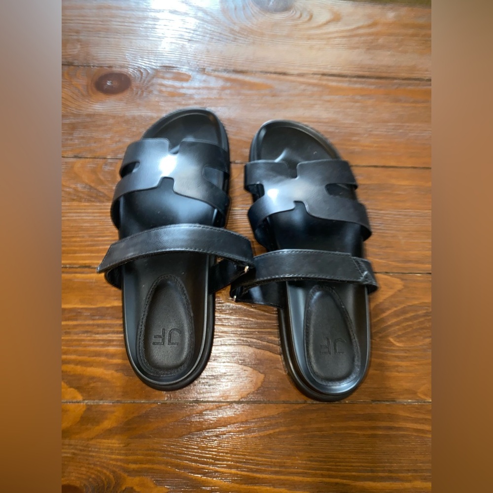 JustFab Black Sandals